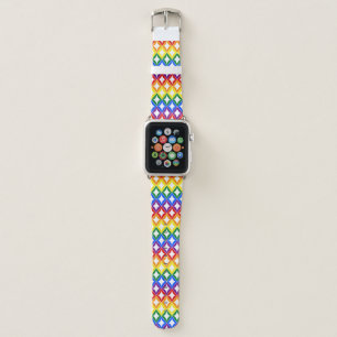 Rainbow Diamonds Apple Watch Band
