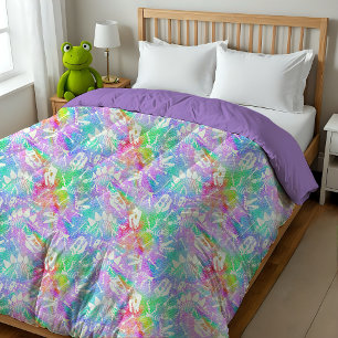 Rainbow Dinosaur Skeleton Pattern with Fossil Fabric