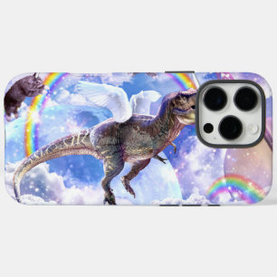 Rainbow dinosaur unicorn dinocorn iPhone 16 pro max case