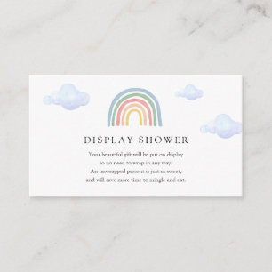 Rainbow Display Shower card