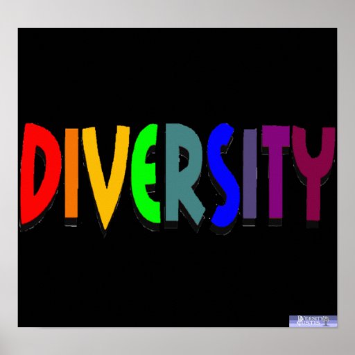 Rainbow Diversity Poster | Zazzle