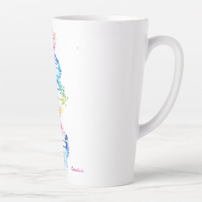Rainbow DNA Latte Mug (Right)