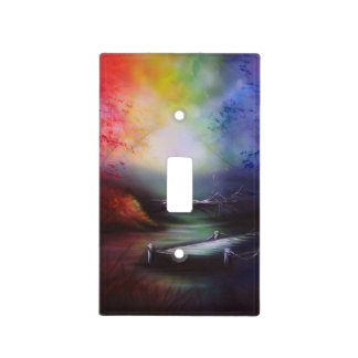Rainbow Dock Light Switch Plate