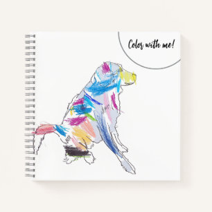 Rainbow Dog Notebook