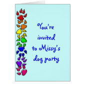 rainbow dog print (Front)