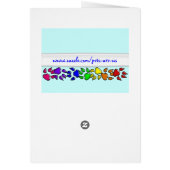 rainbow dog print cards (Back)