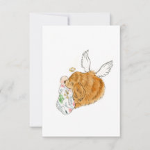 Rainbow Dog Sympathy Card