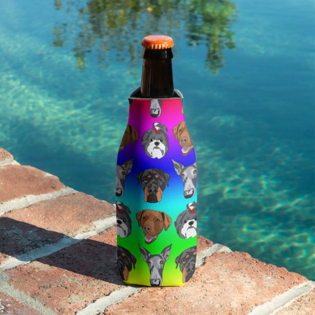 Rainbow Dogs Can Cooler (In Situ Pool)