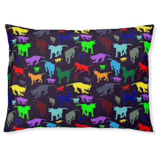 Rainbow Dogs Dog Bed