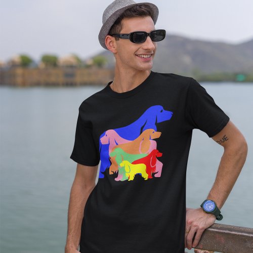 Rainbow Dogs Pride T_Shirt
