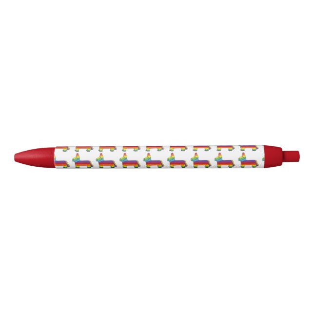 Rainbow Donkey Piñata Birthday Party Fiesta Pride Pen (Front)