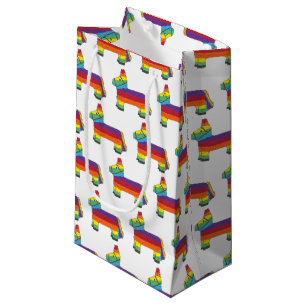 Rainbow Donkey Pinata Piñata Fiesta Party Animal Small Gift Bag