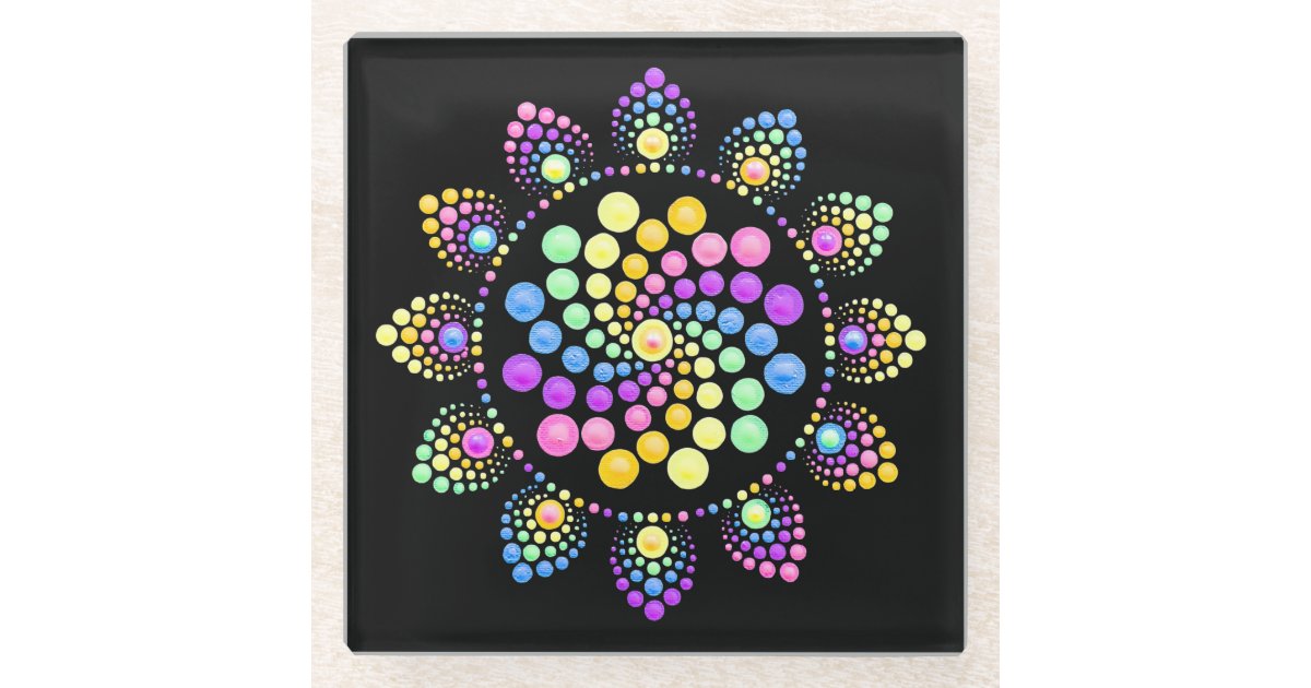 Baby Pink Mandala Dot Art Sticker for Sale by FaerieRealm