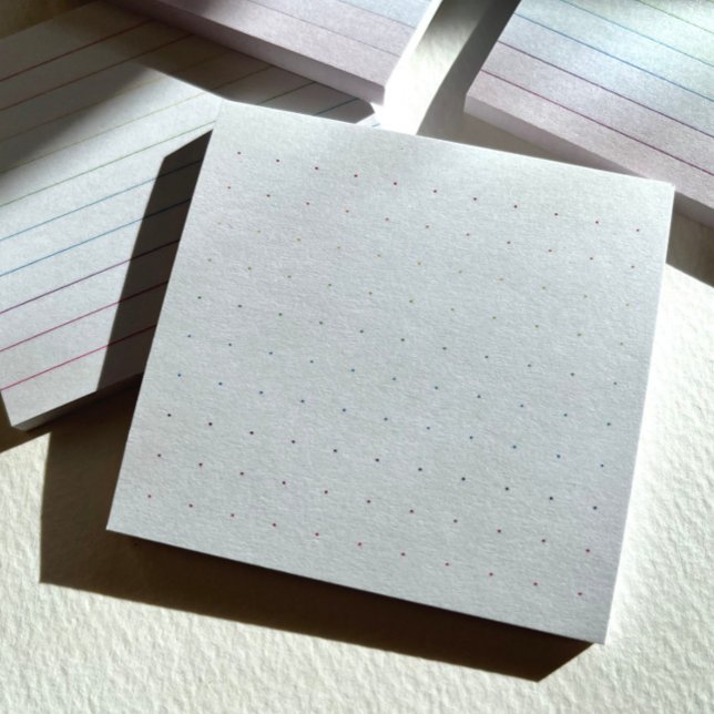 Rainbow Dot Grid Notes (RainbowRule dot grid notes from Joy Design.)