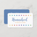 Rainbow Dot Homeschool Punch Card<br><div class="desc">Add a little positive motivation to your homeschooling journey with this easy-to-use punch card. How you utilize the punch card is entirely up to you!</div>