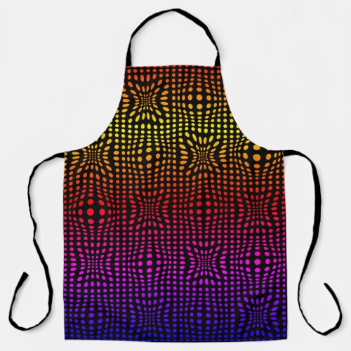 Rainbow Dot Mirage Apron