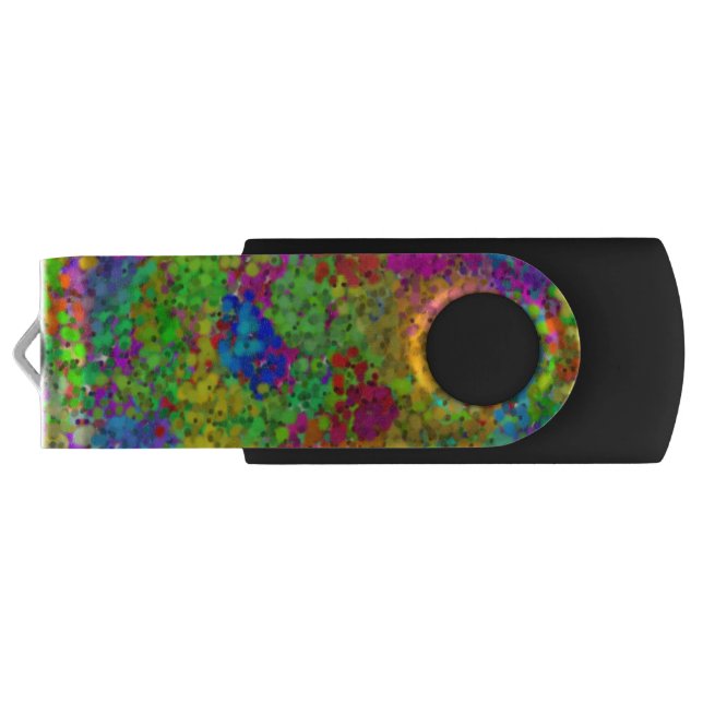 Rainbow Dots Flash Drive (Back)