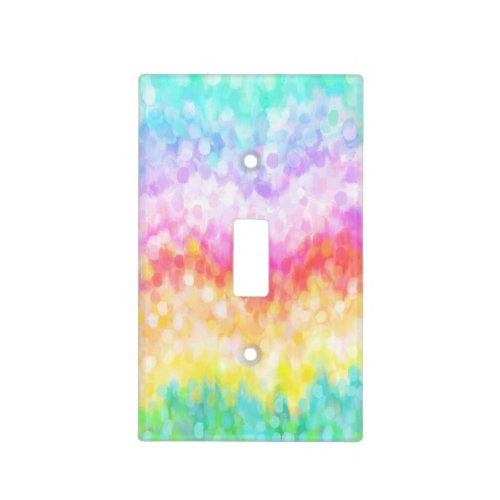 Rainbow Dots Light Switch Cover