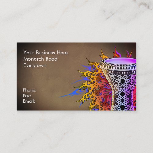 Rainbow Doumbek Business Cards