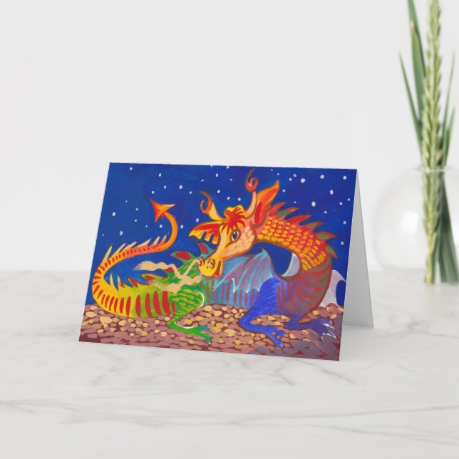 Rainbow Dragon Card (Front)