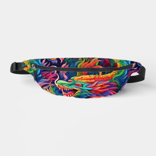 Rainbow Dragon Fanny Pack