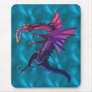 Rainbow Dragon Mouse Pad