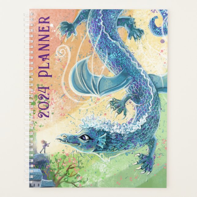 Rainbow Dragon Planner (Front)