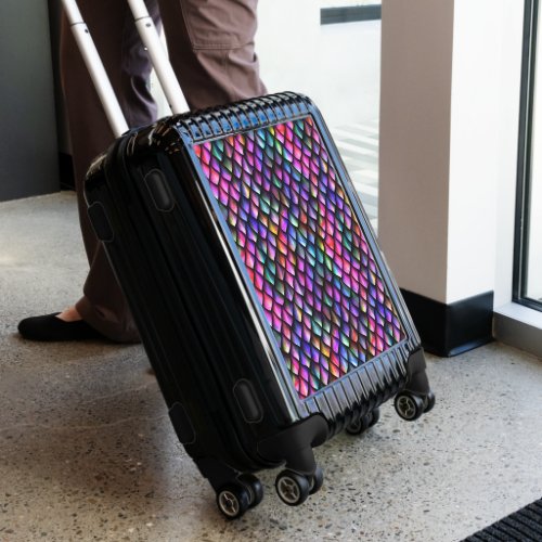 Rainbow Dragon Scales Carry_On Luggage