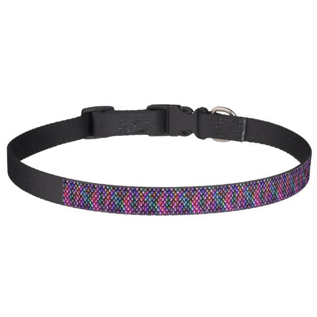 Rainbow Dragon Scales Collar (Front)