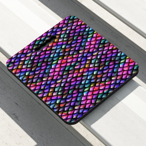 Rainbow Dragon Scales Cushion