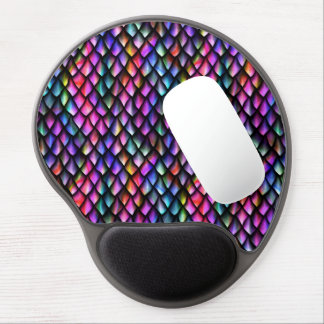Rainbow Dragon Scales Gel Mouse Pad