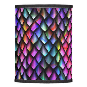 Rainbow Dragon Scales Lamp Shade