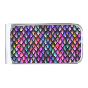 Rainbow Dragon Scales Money Clip