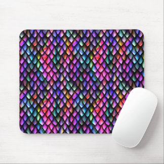 Rainbow Dragon Scales Mouse Pad