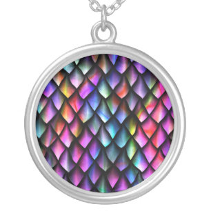 Rainbow Dragon Scales Necklace