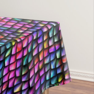Rainbow Dragon Scales Tablecloth