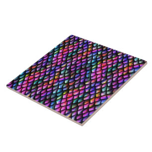 Rainbow Dragon Scales Tile