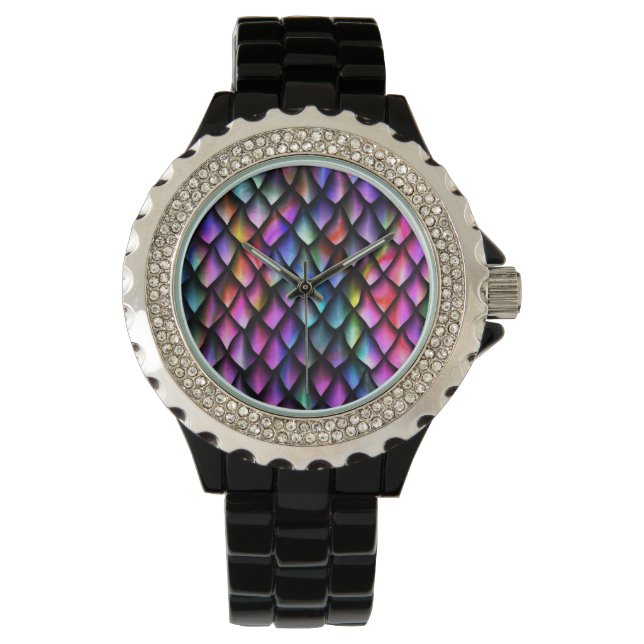 Rainbow Dragon Scales Watch (Front)