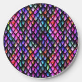 Rainbow Dragon Scales Wireless Charger (Front)