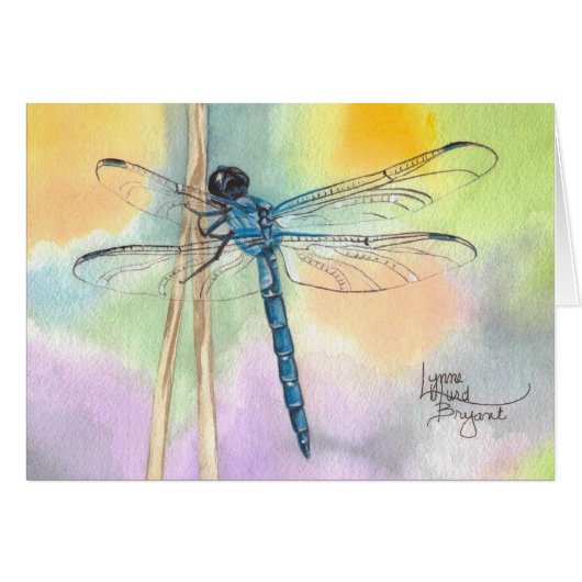 Rainbow Dragonfly Cards (Front Horizontal)