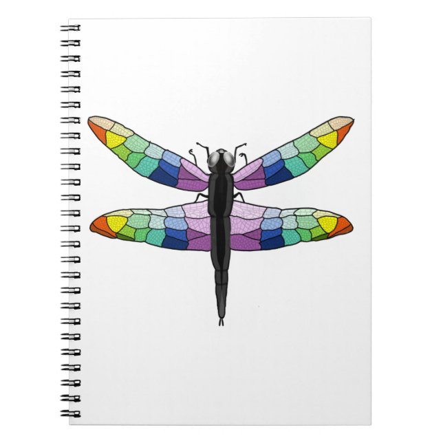 Rainbow Dragonfly notebook (Front)