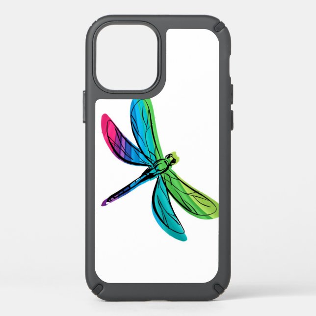 Rainbow Dragonfly Speck iPhone Case (Front)
