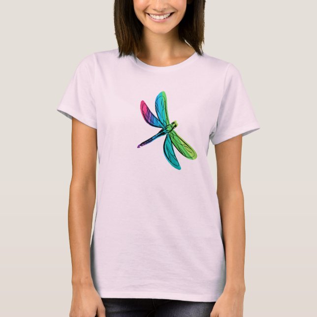 Rainbow Dragonfly T-Shirt (Front)