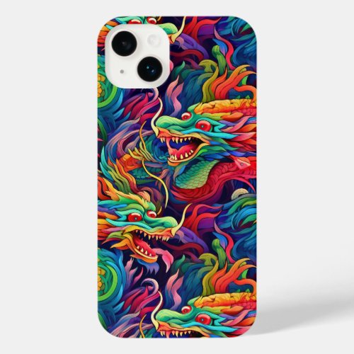 Rainbow Dragons iPhone 14 Plus Case