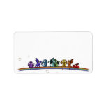 Rainbow Dragons Label