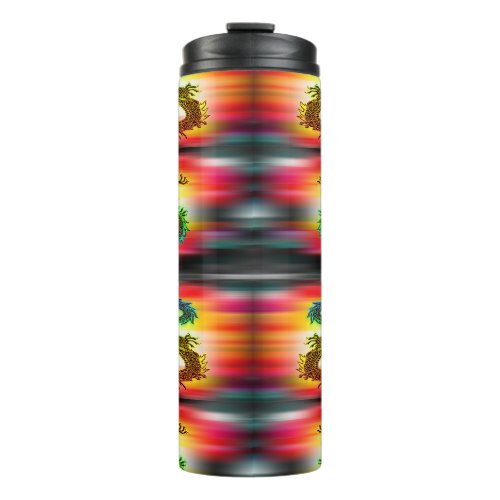 Rainbow dragons thermal tumbler