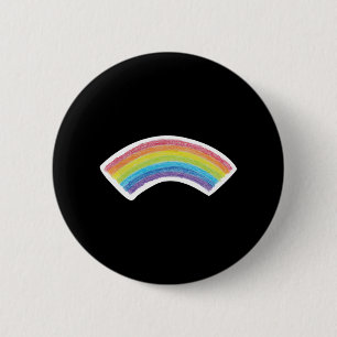 Rainbow Drawing Lgbtq Gay Button
