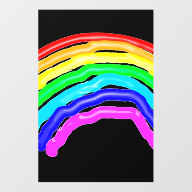 Rainbow drawn cutout (Front)