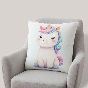 Rainbow Dream Unicorn Pillow