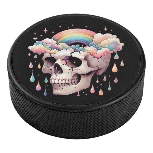 Rainbow Dreams Hockey Puck (3/4)